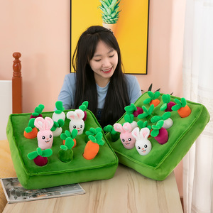 Juego de Peluches Creativos de Zanahoria para Jugar, Muñecos Educativos de Frutas para Niños, Regalo Interactivo para Bebés y Padres - Product Image 5