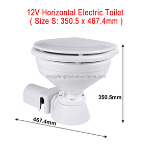 LXRV 12V Pompe à haut débit Macerator Toilette WC <span class=keywords><strong>Cuvette</strong></span> de toilette pour <span class=keywords><strong>camping</strong></span>-car <span class=keywords><strong>camping</strong></span>-car <span class=keywords><strong>camping</strong></span>-car Marine Cuisine Toilette - Product Image 5