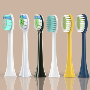 Tête de <span class=keywords><strong>brosse</strong></span> à dents électrique pour <span class=keywords><strong>Philips</strong></span> HX9023/6063/9033, tête de <span class=keywords><strong>brosse</strong></span> 3D s'adaptant aux dents pour un nettoyage profond équilibré multi-angles - Product Image 1