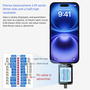OSS TEAM T9 Probador Inteligente de Conectores de Carga para Teléfonos Móviles, con Detección Automática de Puntos de Fallo y Bloqueo Automático - Product Image 5