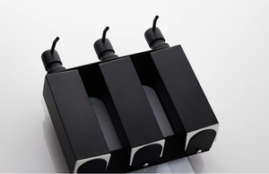 Dreifacher Flüssig seifensp ender für die Wand montage, Edelstahlkammer-Dusch shampoo spender für das Badezimmer Home Hotel - Product Image 4