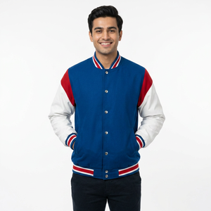 Chaqueta para Hombre 2026, Chaquetas Varsity al por Mayor, Chaquetas Letterman Personalizadas con Bordado de Béisbol, Chaqueta Universitaria de Béisbol para Hombre - Product Image 1