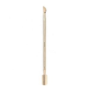 Repousse cuticules en acier inoxydable, cuillère repousse cuticule, outil de manucure, poussoir <span class=keywords><strong>à</strong></span> ongles en <span class=keywords><strong>métal</strong></span>, 1 pièce - Product Image 1