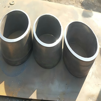 Tube conique en forme de cône pour pipelines pétroliers, pressé avec des pièces soudées en cône pour une structure en acier à diamètre réduit, tête large ou petite