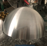 Sphère en aluminium semi-creuse, 100mm 150mm 200mm 300mm 400mm 500mm 600mm, sphère en aluminium