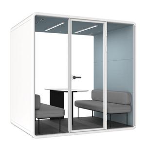 Cabina Acústica de Oficina con Puerta de Vidrio Contemporánea, Insonorizada, para Privacidad en el Lugar de Trabajo - Product Image 6