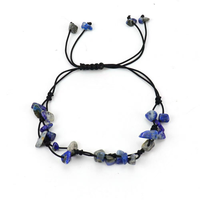 Bracelet en pierres naturelles en vrac : Améthyste, Citrine, et Rose Quartz avec cordon ajustable – Idéal pour un cadeau