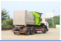 Petit camion à benne basculante léger avec benne amovible pour la collecte des déchets urbains