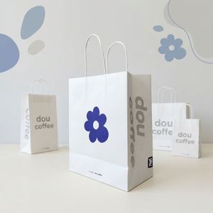 Bolsa de Papel de Embalaje de Lujo Directo de Fábrica con Logotipo Personalizado para Libros, Ecológica, Pequeña, para Panadería, Kraft Marrón - Product Image 5