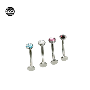 2025 elegante ombligo anillo tendencia sexo cristal ombligo plátano ASTM F136 <span class=keywords><strong>titanio</strong></span> acero cuerpo <span class=keywords><strong>Piercing</strong></span> joyería al por mayor - Product Image 3