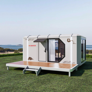 วิลล่าชายหาดแบบแยกส่วนภาชนะเหล็กแบบถอดได้พื้นที่ไมโครแคปซูลที่อยู่อาศัยระเบียงบ้านอยู่รีสอร์ทโรงแรมโรงเรียน - Product Image 6