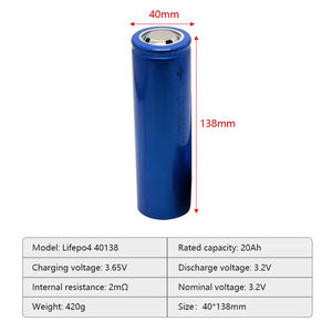 गर्म बिक्री 3.2v 20 आह 15ah 15ah बेलनाकार लिथियम आयन भंडारण बैटरी 40138 33140 33138 40135 लाइफ 4 सौर ऊर्जा बैटरी - Product Image 3