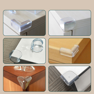 CP02 Child Safety Guard Self-Adhesive PVC Baby Proofing Edge <b>Corner</b> <b>Protector</b> for Tables Furniture <b>Corner</b> Guard Table <b>Corner</b> - Product Image 6