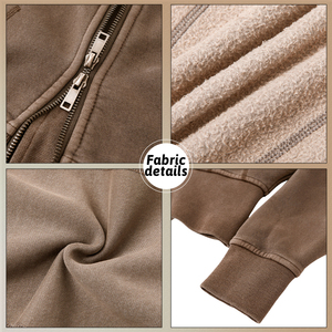 Set Due Pezzi Personalizzato da <span class=keywords><strong>Donna</strong></span>: <span class=keywords><strong>Felpa</strong></span> Corta <span class=keywords><strong>con</strong></span> <span class=keywords><strong>Zip</strong></span> Vintage e Pantaloni a Zampa in Puro Cotone 100% Tinta Unita Effetto Acid-Washed - Product Image 2