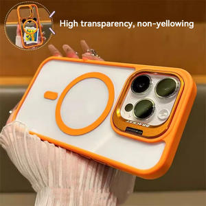 <span class=keywords><strong>Ali</strong></span>-<span class=keywords><strong>baba</strong></span> Offre Spéciale antichoc lentille <span class=keywords><strong>Film</strong></span> de protection magnétique étui de téléphone avec support de caméra pour iphones 15 Pro Max 16 15 14 13 12 - Product Image 3