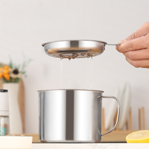 Filtre à graisse et à huile <span class=keywords><strong>de</strong></span> cuisson en acier inoxydable pour cuisine, avec couvercle à mailles fines - Product Image 4