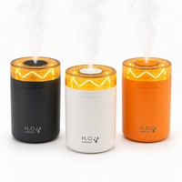 Humidificateur ultrasonique USB Type-C 300 ml avec arrêt automatique et veilleuse LED colorée pour la maison et le bureau – Offre spéciale
