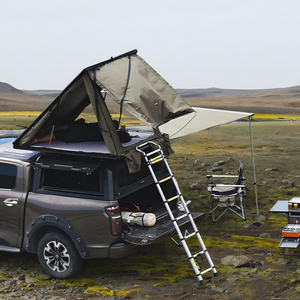 Carpa de Techo Rígida Impermeable de Apertura Rápida, Carpa de Techo Plegable con Soporte Diagonal <span class=keywords><strong>para</strong></span> Vehículos Todoterreno y Campamentos al Aire Libre - Product Image 3