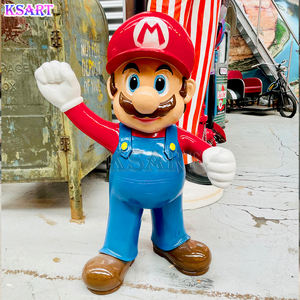 Statue Super Mario Brothers en Résine Artisanale, Sculpture Personnalisée Mario Pop Art Dessin Animé Style <span class=keywords><strong>Monopoly</strong></span> pour Galerie d'Art Moderne et Magasin - Product Image 5