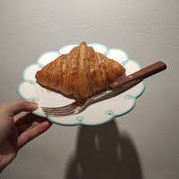 INS French retro assiette en céramique creuse dentelle dessert assiette occidentale