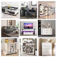 Coffre à tiroirs en bois avec 5 tiroirs pour salon