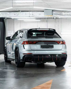 ชุดแต่งคาร์บอนไฟเบอร์สำหรับ Audi RSQ8 ประกอบด้วยลิ้นหน้า สเกิร์ตข้าง ดิฟฟิวเซอร์ สปอยเลอร์ ปีกข้าง ซุ้มล้อ ชุดแต่งสไตล์ RSQ8 อัพเกรด - Product Image 3