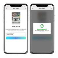 Emballage anti-contrefaçon, étiquettes holographiques authentiques, autocollants avec code QR argenté, sceaux de sécurité, autocollants holographiques authentiques