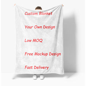 Groothandel 30x 40Inch 100% Polyester Polar Fleece Deken Voor Baby Sublimatie Fleece Deken Minky Dot Baby Deken Deken - Product Image 5