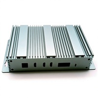 Carcasa de aleación de aluminio para chasis industrial para terminal de computación en el borde, 200x150x60 mm