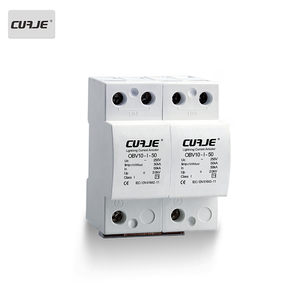 Cuaje obv10 T1 Class I GDT Surge arrester 4P cực 50kA bảo vệ quá áp cho lớp chống sét I bảo vệ tăng - Product Image 2