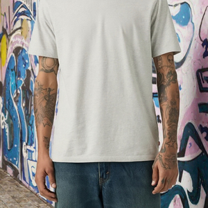Camiseta Oversize de Algodón 100% Pesado para Hombre, Cuello Redondo, Manga Corta, Estilo Casual Urbano - Product Image 2