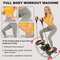 Máquina de Ejercicios RS Indoor Rock Stepper, Simulador de Escaleras Metálico de Bajo Impacto para Uso Doméstico, para Adelgazar y Moldear el Cuerpo