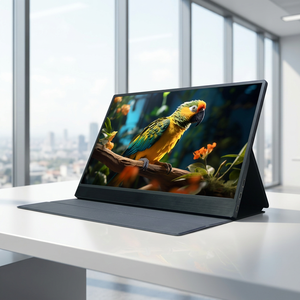 15.6 Inch IPS Portable Monitor Wholesale Laptop Dual Screen Extension with USB Type C BUSINESS Bluetooth Camera USB Metal OEM - Product Image 1