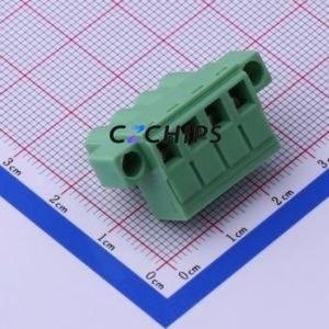 KF2EDGKM-5.0-4P Plug-in Terminal Block P=5mm Connector Plug Screw Fixing 1x4P 5mm - Product Image 2