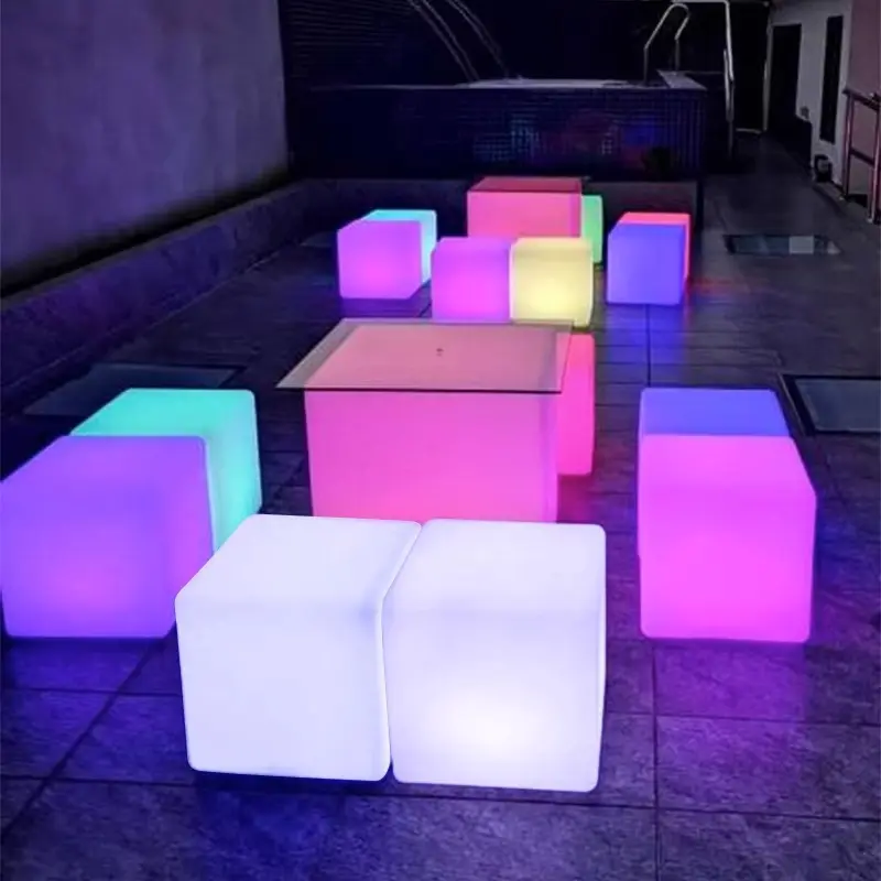New Product Outdoor led mood light cube led light cube outdoor led cube light
