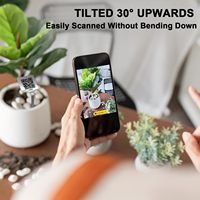 Etiquetas Personalizadas para Plantas de Acero Inoxidable con Código QR Impreso con UV, Escanea para Rastrear el Cuidado de las Plantas, Color Personalizado, Etiquetas Impermeables para Exteriores