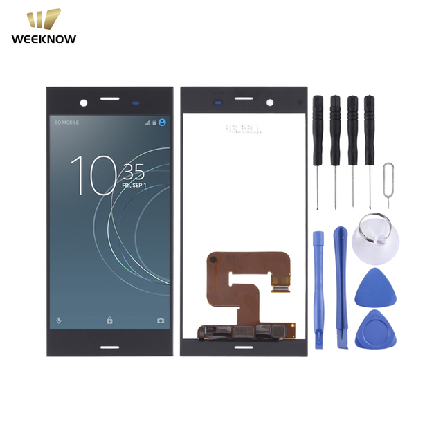Hot Selling LCD Screen Digitizer Full Assembly for XZ1 Replacement Screen (Black) 1 Year Warranty Model SP1872BL-A 250-300cd