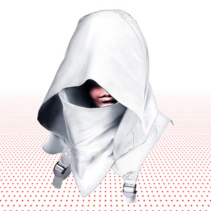 Capa con capucha estilo cyberpunk, disfraz unisex de poliéster para cosplay y juegos de rol - Product Image 2