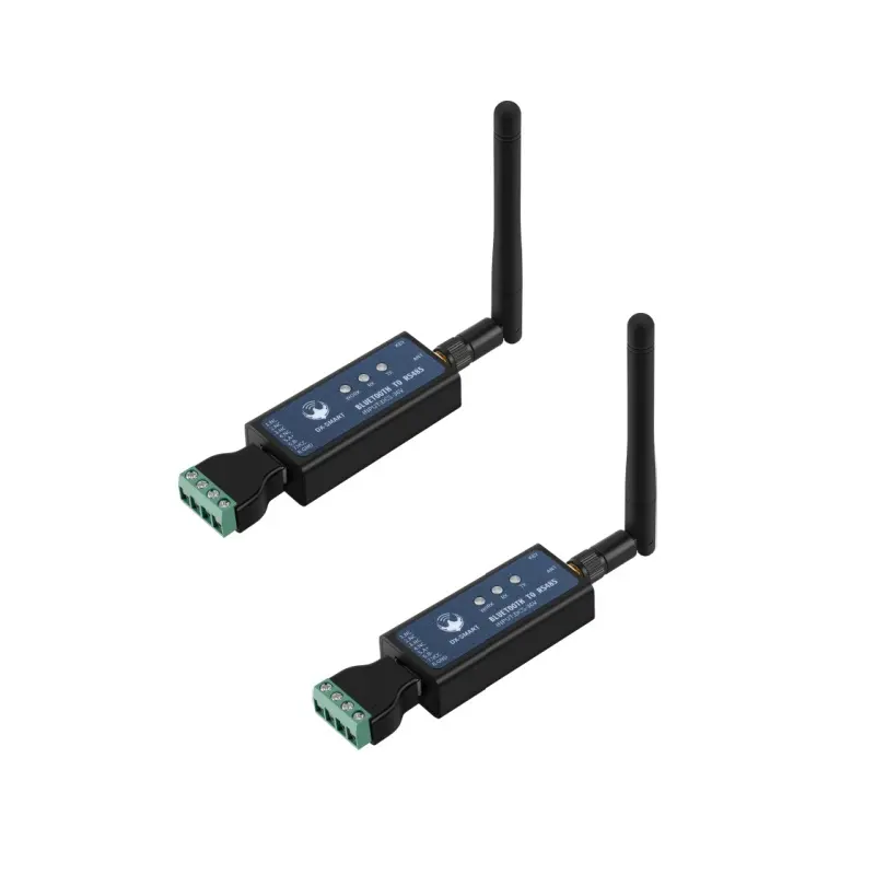 Módulo de comunicación Bluetooth inalámbrico a convertidor RS485, cambio de cable a inalámbrico, compatible con protocolo Modbus para dispositivo, 2 unidades