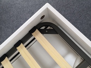 NOVA 1904AA050 Meubles <span class=keywords><strong>de</strong></span> maison Flèche noire et blanche Ensemble chambre Queen / King Size avec fonction <span class=keywords><strong>de</strong></span> rangement - Product Image 4