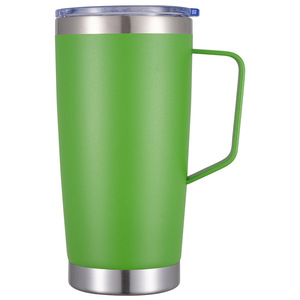 Taza <span class=keywords><strong>de</strong></span> café <span class=keywords><strong>de</strong></span> viaje con mango <span class=keywords><strong>de</strong></span> 20oz y 30oz, taza <span class=keywords><strong>de</strong></span> café <span class=keywords><strong>de</strong></span> viaje con revestimiento <span class=keywords><strong>de</strong></span> polvo frío aislado <span class=keywords><strong>de</strong></span> acero inoxidable 304 con asa - Product Image 3