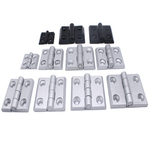 Accesorios de Perfil de Aluminio Negro Industrial Deying 20 30 40 45 Bisagras Metálicas de Aleación de Zinc - Product Image 1