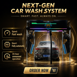 Laveuse de voiture électrique automatique sans contact <span class=keywords><strong>haute</strong></span> <span class=keywords><strong>pression</strong></span> 2026, la plus vendue, avec nettoyage sous <span class=keywords><strong>pression</strong></span>, construction en acier, économique - Product Image 1