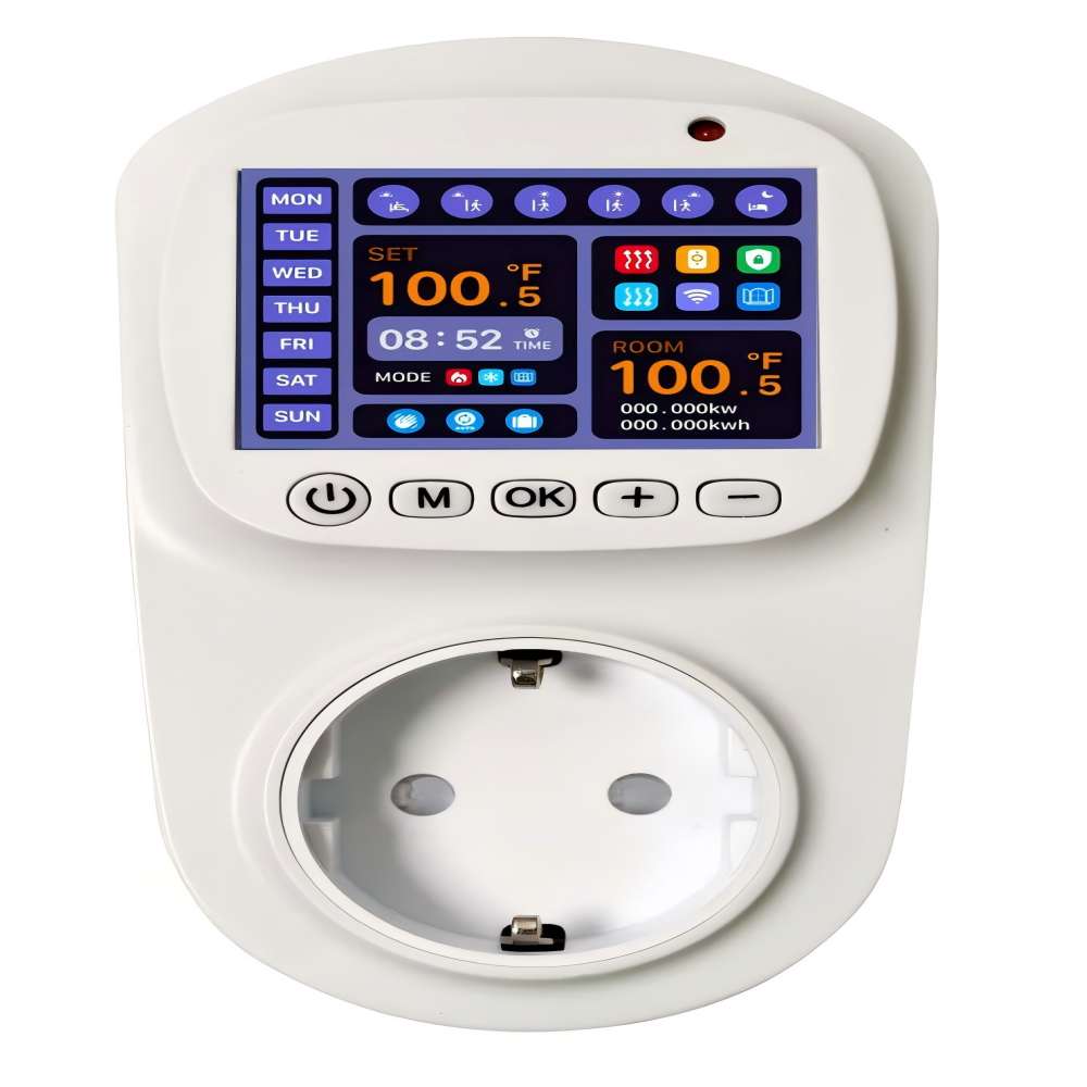 Wifi Smart Thermostat Plug for Heater with Phone/alexa Remote Control Tuya App SMART PLUG