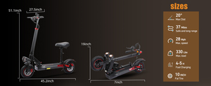 Patinete Plegable Freeboy con Doble Suspensión Todoterreno, Portátil para Adultos, Entrega Rápida, Gran Venta, J01, Doble Suspensión que Mejora la Estabilidad - Product Image 6