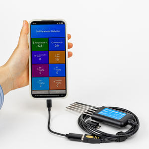 7 in 1 통합 USB 토양 수분 pH 비옥도 NPK 온도 습도 센서 RS485 통신 프로토콜 토양 테스터 미터 - Product Image 6