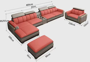 Set <span class=keywords><strong>Sofa</strong></span> seksi kulit asli Italia kualitas tinggi dengan Speaker dan proyektor <span class=keywords><strong>Sofa</strong></span> ruang keluarga dengan harga murah - Product Image 5