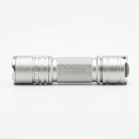 Boîtier de lampe torche en aluminium anodisé dur, usiné CNC, en aluminium 6061, avec traitement de surface moleté