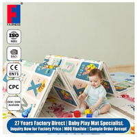 Tapis d'éveil pliable et réversible en mousse XPE imperméable grand format pour bébé, idéal pour le temps sur le ventre et les jeux - Vente en gros Fairness Factory