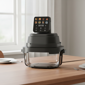 Best Top Cover Portable Hot New Non-stick Fat Free Fresh Transparent Deep Smart Glass 1.5-<strong>4</strong> <strong>L</strong> <strong>air</strong> <strong>Fryer</strong> Non Toxic - Product Image 4